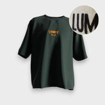 Camiseta Oversized Unissex Look Flock 100% Algodão Premium Streetwear Masculina Básica Academia