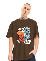Camiseta Oversized Unissex Urso Duo