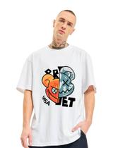 Camiseta Oversized Unissex Urso Duo