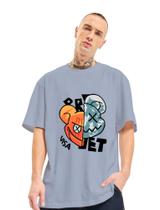 Camiseta Oversized Unissex Urso Duo