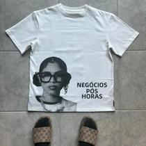 Camiseta Oversized Unissex Y2K - Estampa Retrô Hip Hop - Manga Curta