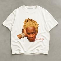 Camiseta Oversized Y2k Academia Moda Rapper Young Qualidade Camiseta Oversized Y2k Academia Moda Rapper Young Qualidade