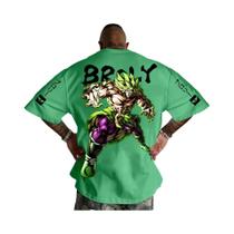 Camiseta Oversized Y2K Dragon Ball Super Anime Em Algodão Puro Confortável Para Jogos E Looks