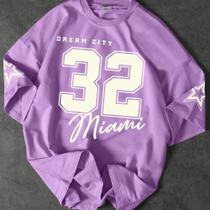 Camiseta Oversizide 32 Miami Estampada Adulto Algodão Super Premium