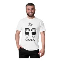 Camiseta Oxalá Orixá Umbanda Candomblé Atabaque Axé Camiseta Oxalá Orixá Umbanda Candomblé Atabaque Axé