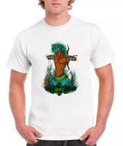 Camiseta Oxóssi Camisa Orixás Candomblé Umbanda Macumba