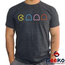 Camiseta Pac Man 100% Algodão Games Pac-Man Geeko