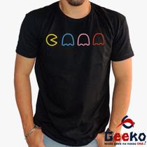 Camiseta Pac Man 100% Algodão Geeko