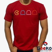 Camiseta Pac Man 100% Algodão Geeko