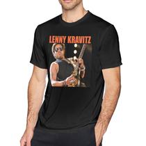 Camiseta PADIDA Lenny Kravitz GG Masculina preta Camiseta PADIDA Lenny Kravitz GG Masculina preta