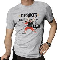 Camiseta Pai Desliga a Luz Dia Dos Pais Estampada Algodão