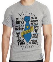 Camiseta Pai gravata Blusa criança infantil juvenil adulto camisa todos tamanhos