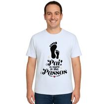 Camiseta Pai Seguirei Seus Passos Estampa Personalizada