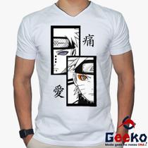 Camiseta Pain e Naruto 100% Algodão Anime Geeko