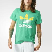 Camiseta Palm Trefoil Verde - Adidas