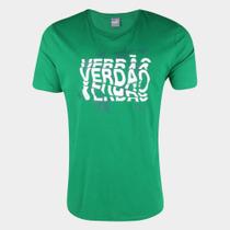 Camiseta Palmeiras Graphic Masculina - Verde+Branco