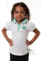 Camiseta Palmeiras Polo Infantil Feminina Oficial