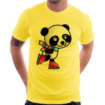 Camiseta Panda de Patins - Foca na Moda