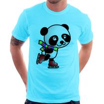 Camiseta Panda de Patins - Foca na Moda