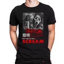 Camiseta Panico Scream Camisa Filme Terror Ghostface