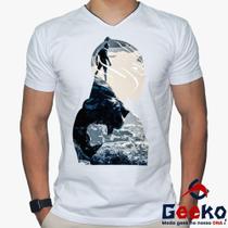 Camiseta Pantera Negra 100% Algodão Wakanda Forever Black Panther Geeko
