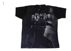 Camiseta Pantera Negra Blusa Infantil Juvenil Unissex H153 BM