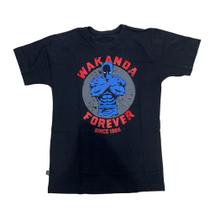 Camiseta Pantera Negra Oficial Blusa Adulto Unissex Sf1365 Camiseta Pantera Negra Oficial Blusa Adulto Unissex Sf1365