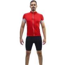 Camiseta para bike camisa ciclista ciclismo pedal mtb com detalhe lateral e friso manga curta