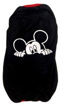 Camiseta Para Cachorro Mickey Mouse Preta - Tamanho G