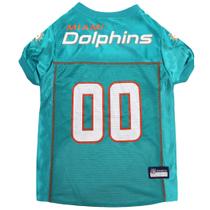 Camiseta para Cachorro Pets First Miami Dolphins Pequena NFL