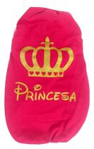 Camiseta Para Cães Estampa Da Princesa Cor Rosa Tamanho Egg