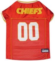 Camiseta para cães Pets First NFL Kansas City Chiefs tamanho GG