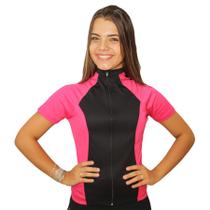 Camiseta para ciclismo com bolso na costa dry fit d&a collection feminina - D.A Modas