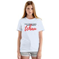 Camiseta Para o Bem da Saúde Mental Tchau Camisa Personalizada Blusa Adulto Algodão com Poliéster