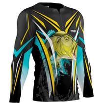 Camiseta Para Pesca Atack Z Tucuna Azul - MTK