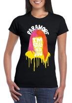 Camiseta Paramore Estilo Camisa Masculina E Baby Look DTF