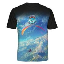 Camiseta Parapente Paraglider Asas da Liberdade Full Print Tamanho:GGCor:Preta Camiseta Parapente Paraglider Asas da Liberdade Full Print Tamanho:GGCor:Preta
