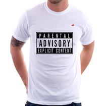 Camiseta Parental Advisory: Explicit Content - Foca na Moda Camiseta Parental Advisory: Explicit Content - Foca na Moda