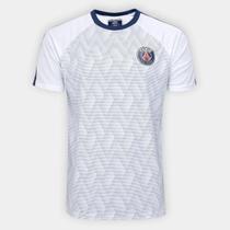 Camiseta Paris Saint-Germain Infantil Juvenil Dry Fit Branca Camiseta Paris Saint-Germain Infantil Juvenil Dry Fit Branca