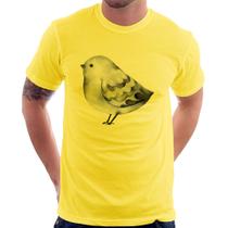 Camiseta Pássaro Arte - Foca na Moda