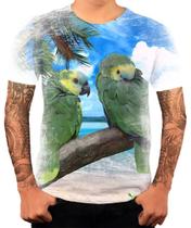 Camiseta Pássaros Aves Papagaio 1 - Estilo 66