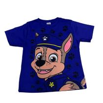 Camiseta Patrulha Canina Chase Blusa Infantil Maj813