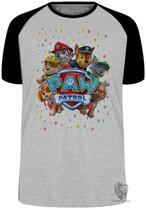 Camiseta Patrulha Canina equipe Blusa Plus Size extra grande adulto ou infantil Camiseta Patrulha Canina equipe Blusa Plus Size extra grande adulto ou infantil