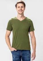 Camiseta Pau a Pique Masculina Verde Musgo