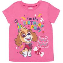 Camiseta Paw Patrol Skye Birthday Toddler Girls Rosa 2T