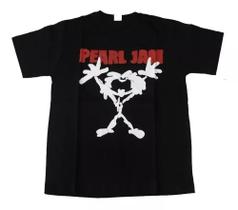 Camiseta Pearl Jam Alive Logo Blusa Adulto Banda de Rock Le045 BM Camiseta Pearl Jam Alive Logo Blusa Adulto Banda de Rock Le045 BM