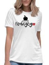 Camiseta pedagogia love curso faculdade camiseta profissão