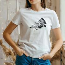 Camiseta Pena Branca - Umbanda Candomblé - Unissex