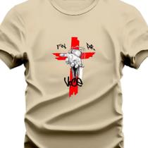 Camiseta Peronalizada Foi Por Voçe Fio Tecido Premium 30.1