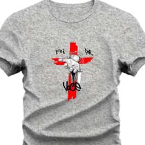 Camiseta Peronalizada Foi Por Voçe Fio Tecido Premium 30.1